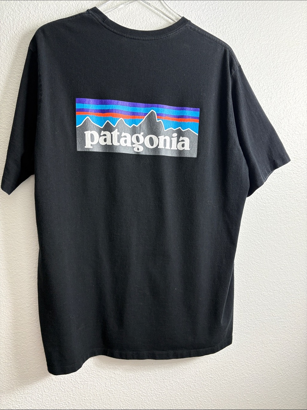 Patagonia Black Short Sleeve Logo Tee